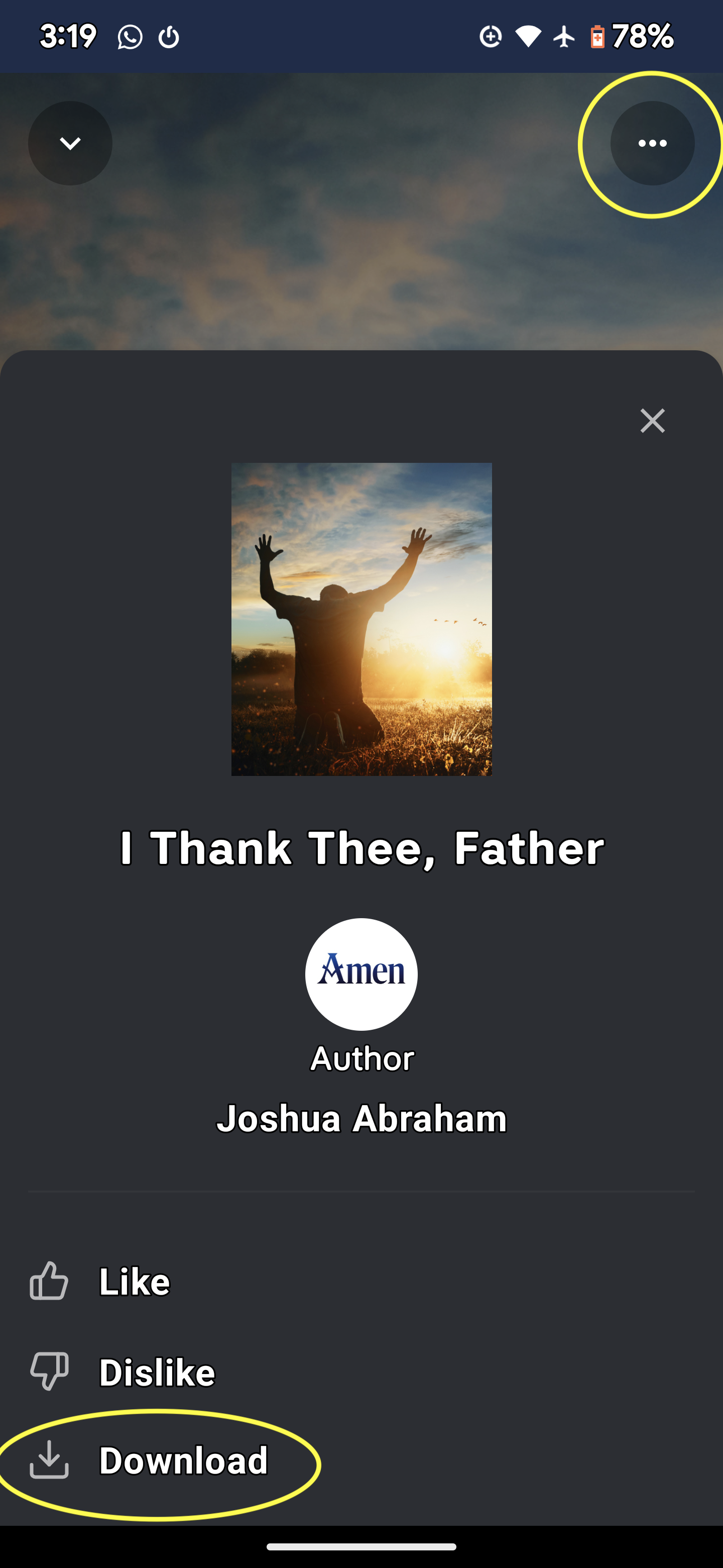 Amen download feature.png